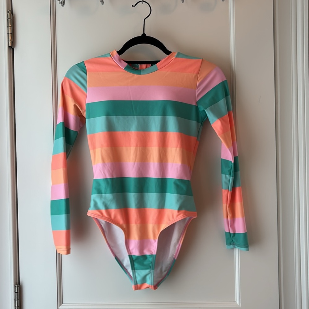 Colorful Striped Women’s Rashguard